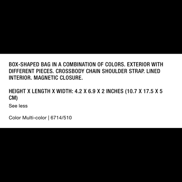 Zara contrasting box bag - Picture 9 of 9